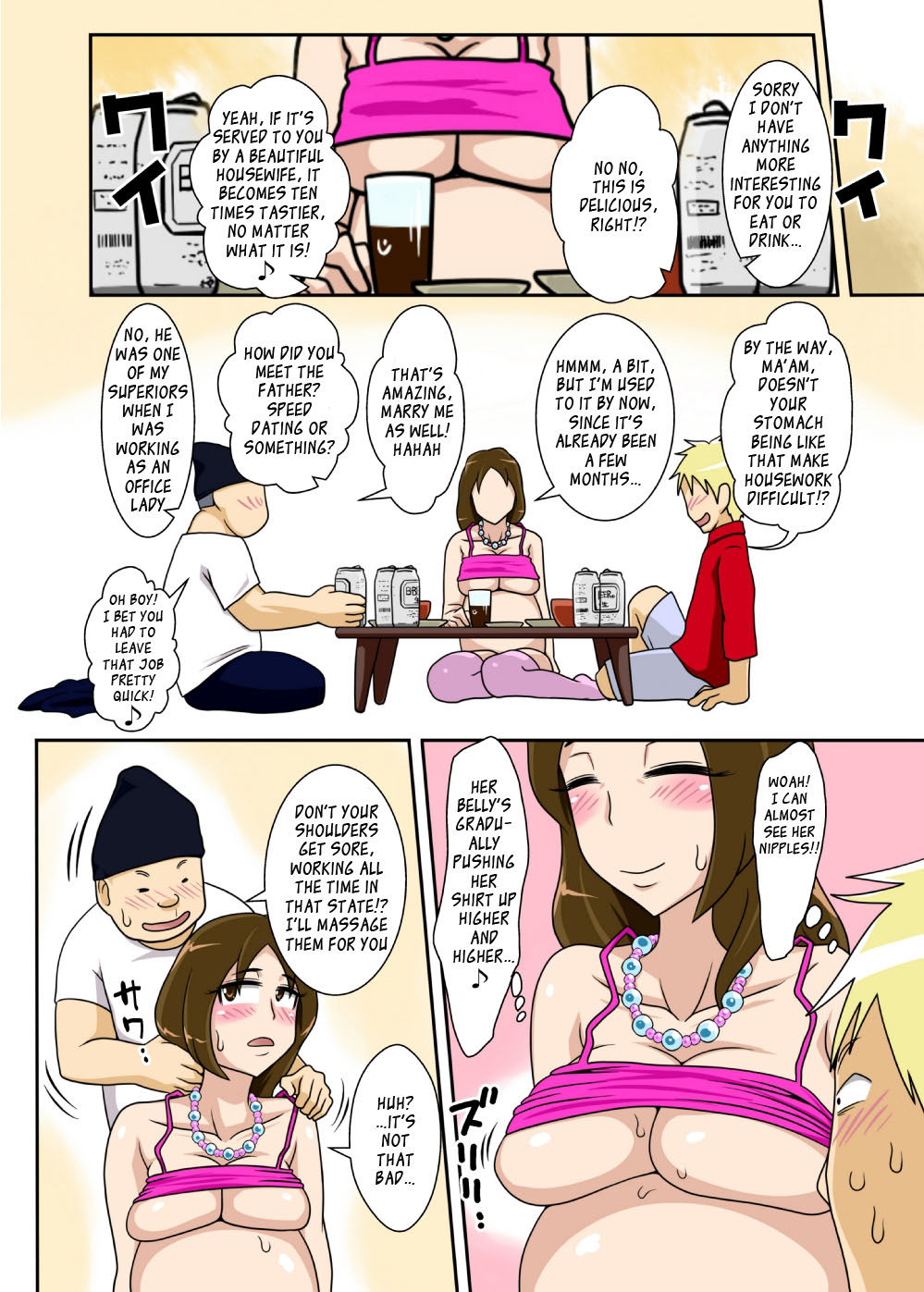 Hentai Manga Comic-Today, once again, my fap material is a pregnant housewife having sex!-Read-30